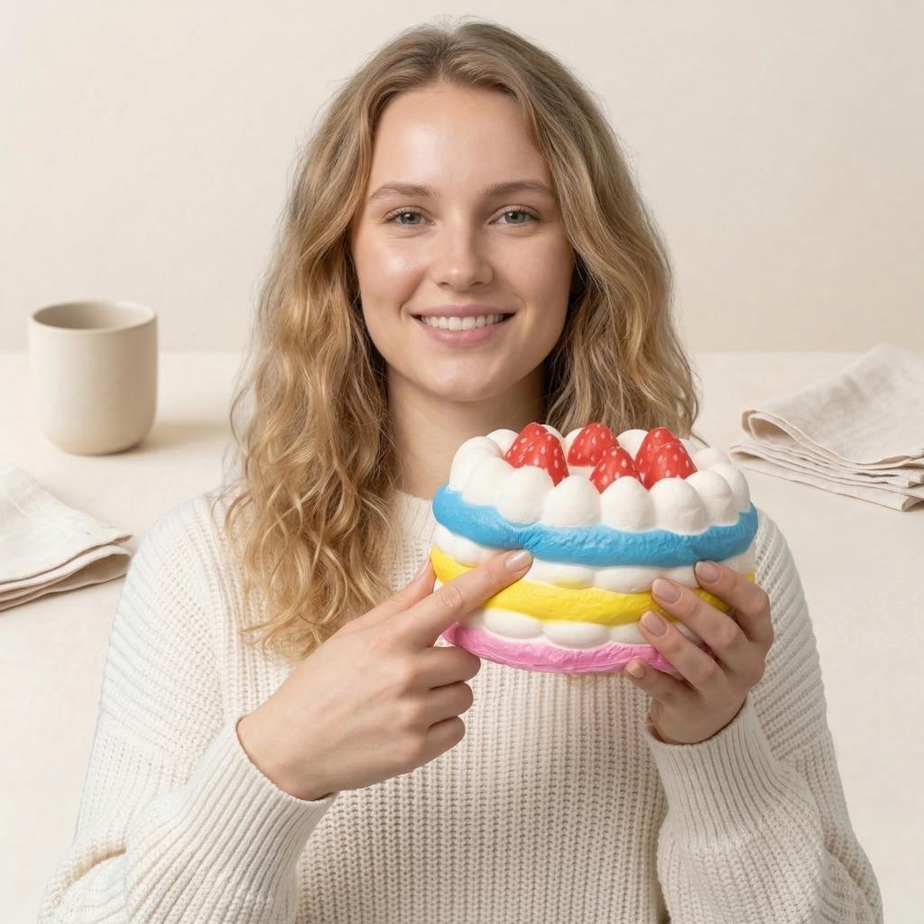 Strawberry Cake Slow Rising Scented Decompression Toy