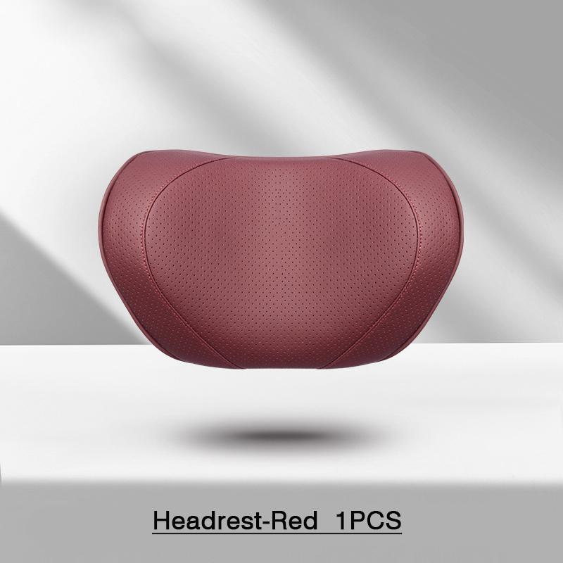 

For Porsche Headrest Neck Support Waist Lumbar Cushion Soft Car Seat Neck Pillow Seat Cover Protector original color scheme