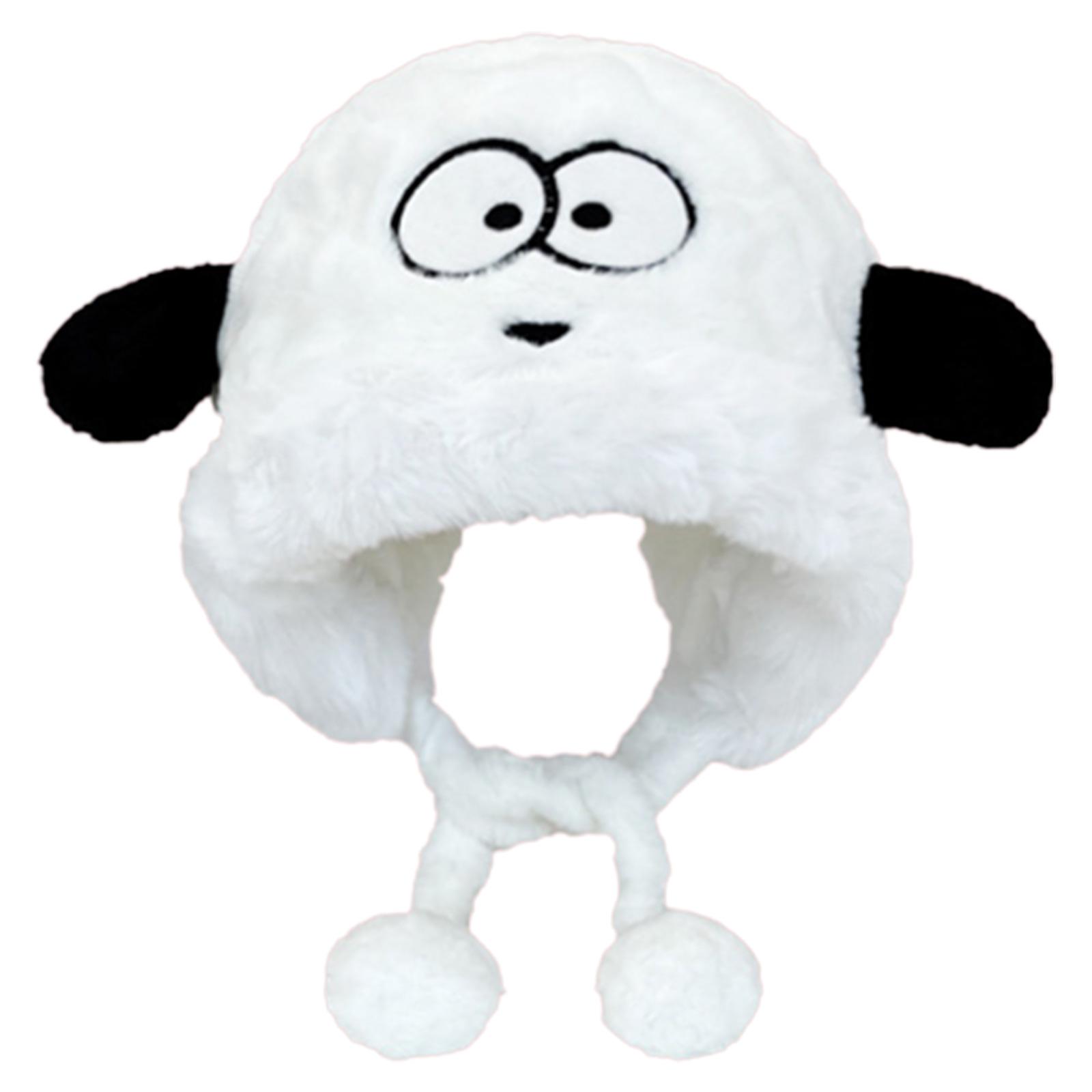 

Шапка-ушанка с пушистыми ушками, утолщенная плюшевая шапка-наушник для катания на лыжах, походов, универсальная женская ветрозащитная шапка-ушанка для холодной погоды 1