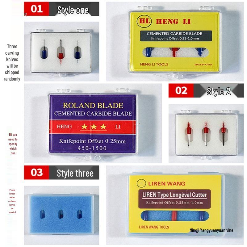 Engraving and Plotter Knives for Roland Machines: Accessories and Tools for Clothing and Character Engraving.