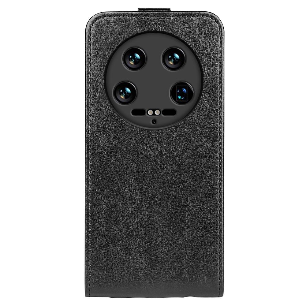 For Xiaomi 14 Ultra Case PU Leather Protective Vertical Flip Phone Cover with Card Holder
