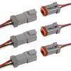 DIANN 3 Conjuntos Conector DT de 4 Pinos Kit à Prova d'Água 4