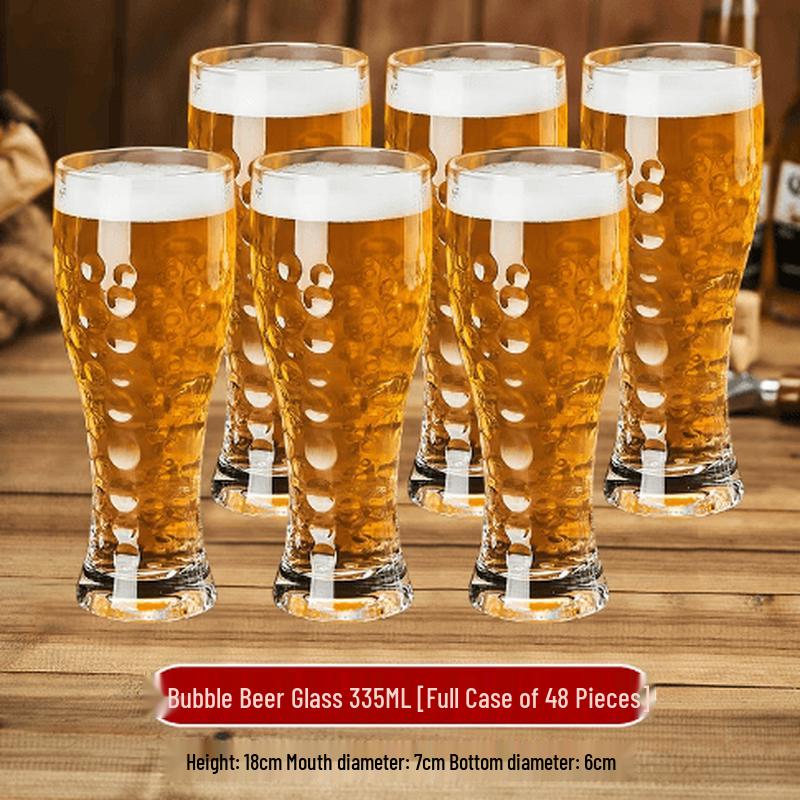 Xingdu 335ML Bubble Beer Glasses (48-Pack)
