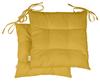 Vargottam Indoor Outdoor Tufted Square Seat Patio Cushion Set Of 2 Water Resistant Patio Furniture Seat Cushion 19 inches
