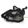 GoPro DJI Action Sports Camera Mount & Tactical Mask with Phone Holder - Half-Face Steel Wire Protective Gear