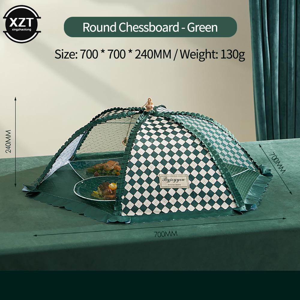 

Кухонные принадлежности Складная сетка для еды Чехол-палатка для домашнего стола Еда Овощи Фрукты Зонт Дышащий Насекомостойкий Чехол для еды Сетка