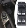 Driver Window Switches Button Panel for Replacement Use, 4 Button Layout with Upper Lock Buttons, ABS Housing, Part 93571D4000 for Repair Work