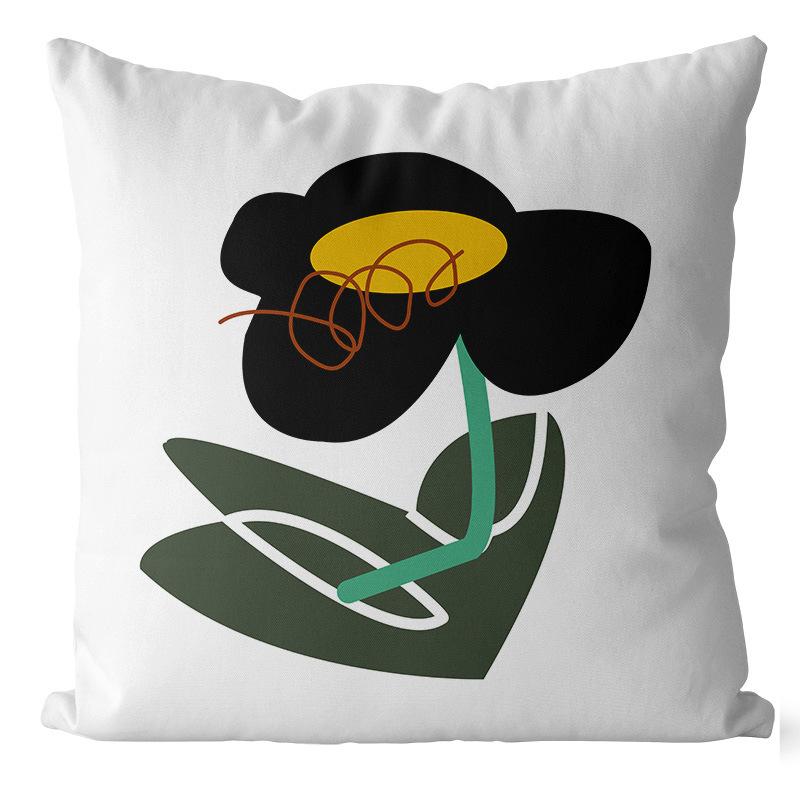 Orange Nordisch Schlicht Grün Geometrisches Kissen Elch Zebra Muster Kissen Büro Wohnzimmer Sofa Rückenlehne