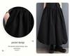 Plus Size Tummy-Concealing Slimming Midi Skirt for Spring/Autumn 2025 - Puffy Style