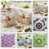 Shells On Sand Beach Pillow Coverscushion Covers, Zippered, Decorative Pillowcases, 45X45 Cover Sleeves
