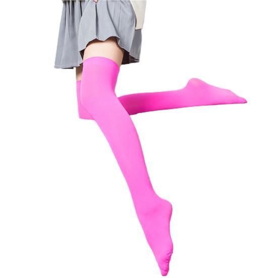 1 Pair Long Socks High Elastic Not Stuffy Feet Comfortable Chic Women Over Knee Thigh Clothing Accossries