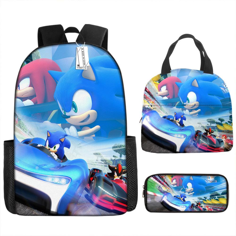 Backpack Trend Backpack Anime Large Capacity Elementary School Bag Lunch Bag