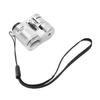 60X Mini Pocket Microscope Magnifier with LED Light Portable Microscope with UV Currency Detecting Lamp for Money