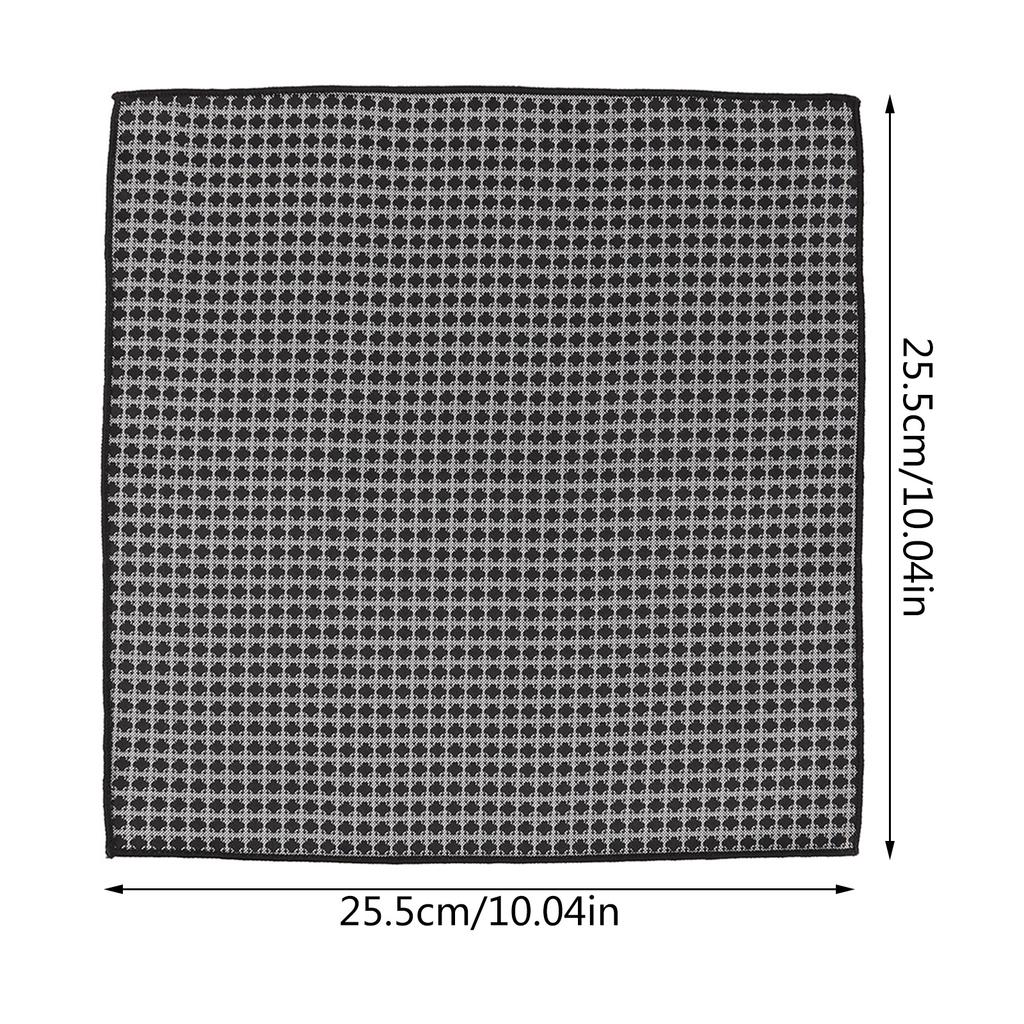 Lightweight Handkerchief Dark Pattern Hankie Washable Chest Towel Pocket Handkerchief for Adult Commercial Affairs