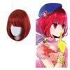 Mancheng Short Synthetic Scalp Top Cosplay Wig For Horse Kanai Costume