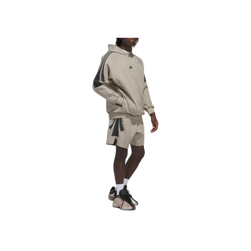 adidas Spacer Lässige Schnürung Bequeme Mode Basketballhose Unisex Hose Kitt-Beige JC7839