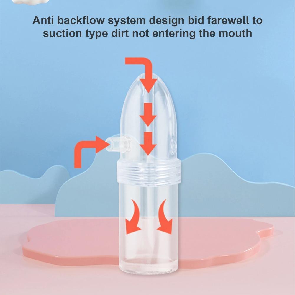 Non-invasive Baby Nasal Aspirator Manual Nose Suctioners Reusable Nose Sucker  for Baby