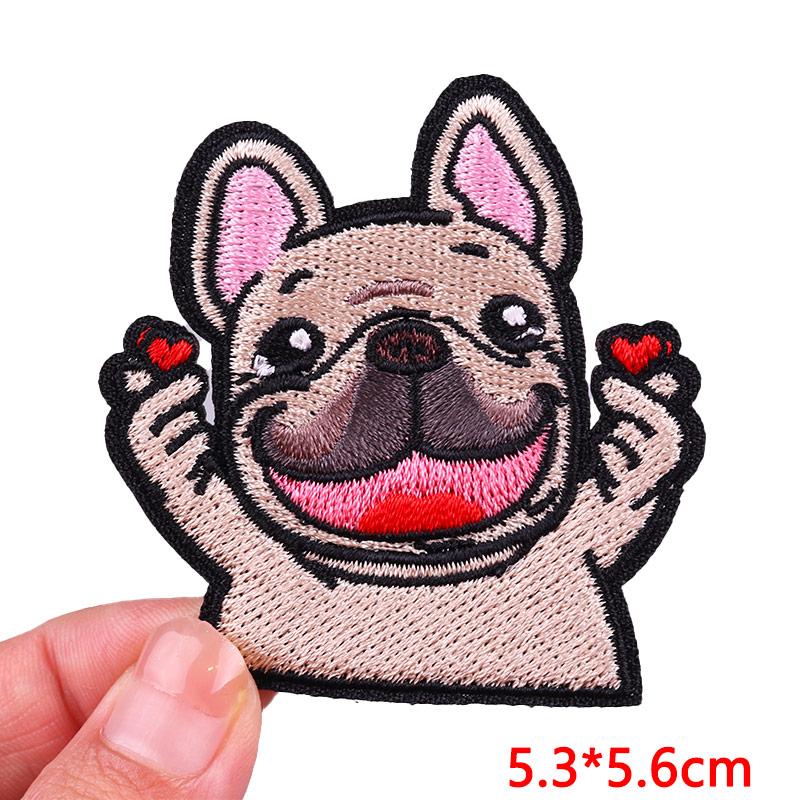 NEW Cartoon Animal Embroidered Patches Goose Frog Cat Patch Iron On Patches For Clothing Hats Jackets Backpack Embroidery Badges