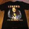 Bob Marley Reggae Music Legend Black Rastafari Tribute T Shirt Sz L Vintage Comfortable Breathable Slightly