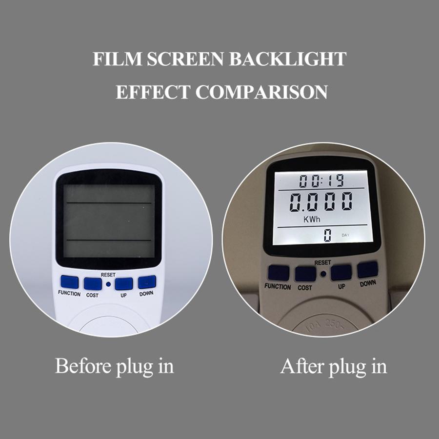 LCD Power Meter Socket Volt Amps Consumption Analyzer Outlet AC110V-130V US Plug
