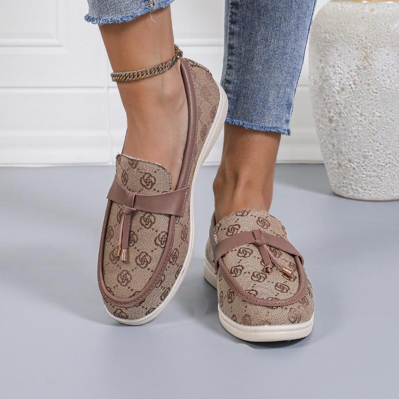 Mode 2024 Neu Frühling Sommer Damen Slipper Bequeme Damenmode Flache Schuhe Lässig Weiche Sohle Laufschuhe Zapatos De Mujer