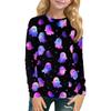 Children's Long-sleeved O-neck Top Printed Daily Casual