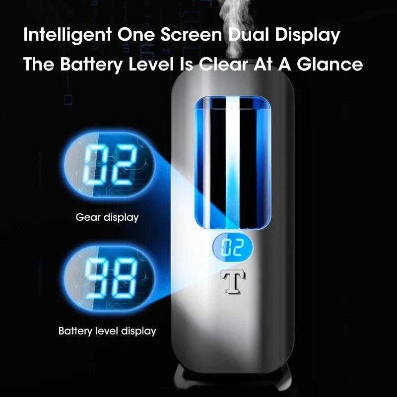 Rechargeable Aromatic Diffuser 5 Modes Essential Oil Diffuser Machine Homemade Perfume Diffuser for Home Car Room Fragrance