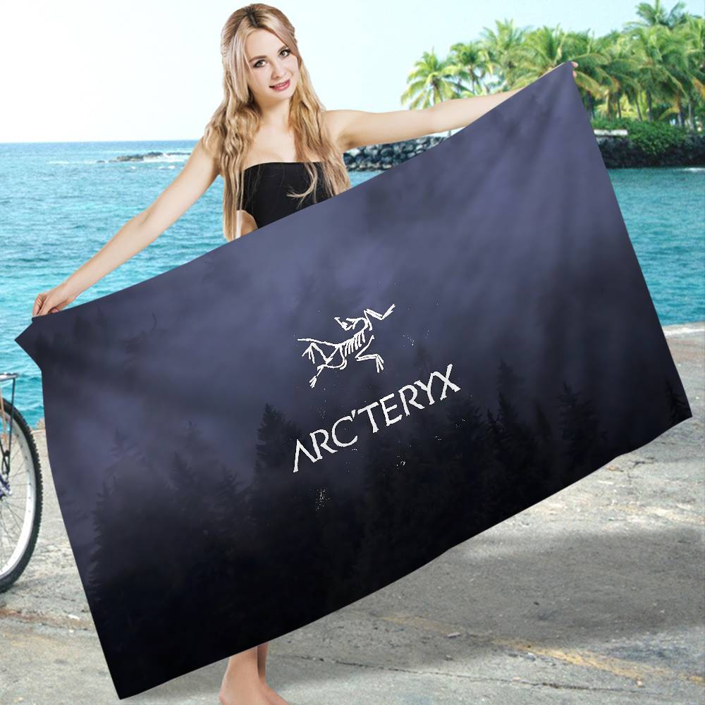Outdoor Brand A-Arc Teryx Beach Towel Colorful Bath Towels For Girl Microfiber Quick Dry Custom Sand Free Beach Spa Gym Pool