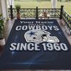 Custom Text Printed Rug Dallas Cowboys Non Slip Floor Carpet For Home Room Decor