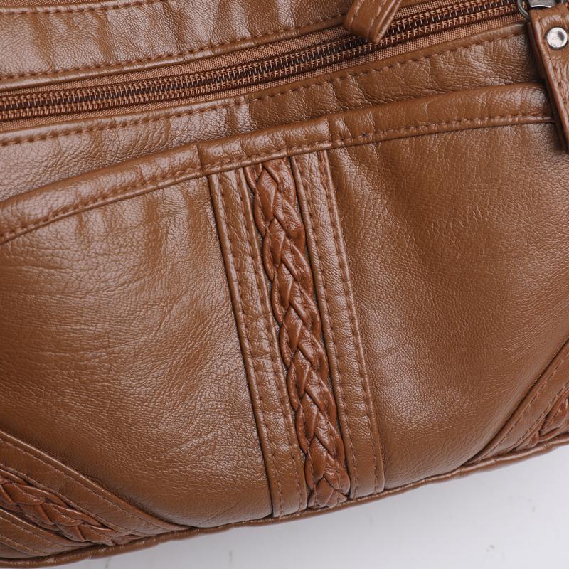 Multi-compartment Simple All-match Middle-aged and Elderly Mother's Large-capacity Casual Shoulder Crossbody Bag