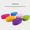 Baby Silicone Bath Brush - Soft Shampoo and Sensory Tactile Brush for Kids.
