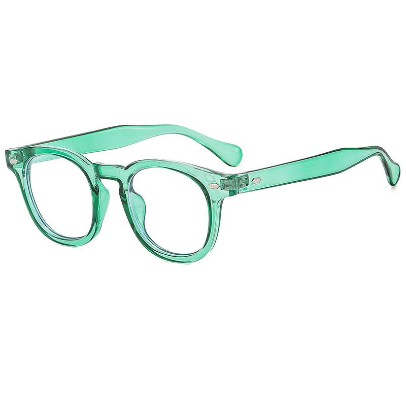 

JYL TS Round Glasses Women Blue Light Blocking Frame QZ-722-3505 A-7569 сосна зеленый