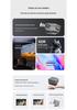 New T7P High Lumens HD Projector: Smart Phone Connect, Wall Projection for Bedroom/Dorm.