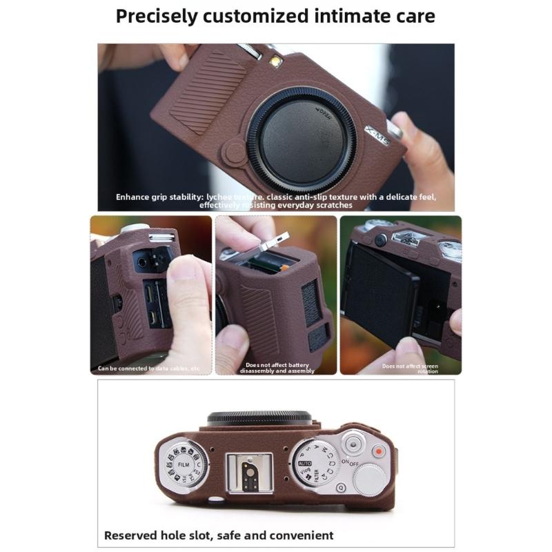 Lightweighted Silicone Cover Case For XM5 Camera Enhances Grip And Portable Design