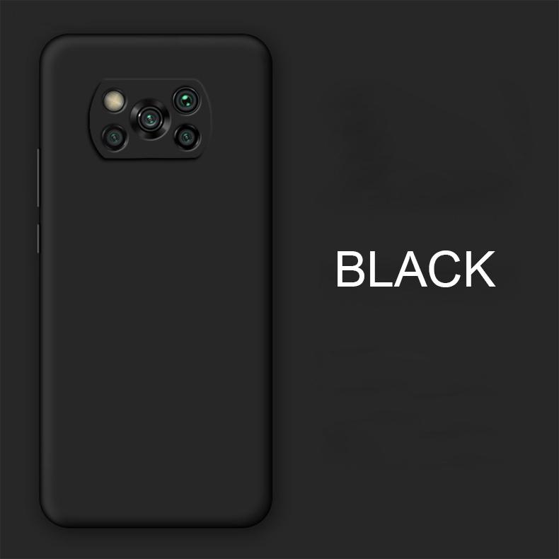 

Чехол Poco X3 Pro X 3 NFC Новый полный чехол жидкий силиконовый мягкий защитный чехол для Xiaomi Poco X3 Pro Pocox3 X 3 NFC For Poco x3 NFC чёрный