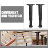 2Pcs Adjustable T-Shaped Bed Frame Support Legs 18Cm-34.5cm Height Range Heavy Duty PP Furniture Legs for Bed Stability and
