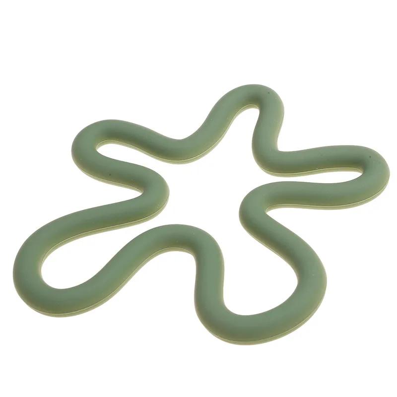 Geometrische hitzebeständige Silikonmatte, Getränkebecher-Untersetzer, rutschfeste Topflappen, Tischset, Küchenzubehör, Untersetzer