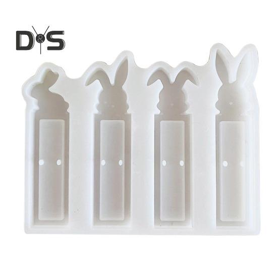 

Форма для держателя денег в виде пасхального кролика, форма для самостоятельного изготовления держателя денег в виде кроличьих ушей, форма для изготовления пасхальной шоколадной коробки ручной работы, литье из эпоксидной смолы, силиконовая форма белый