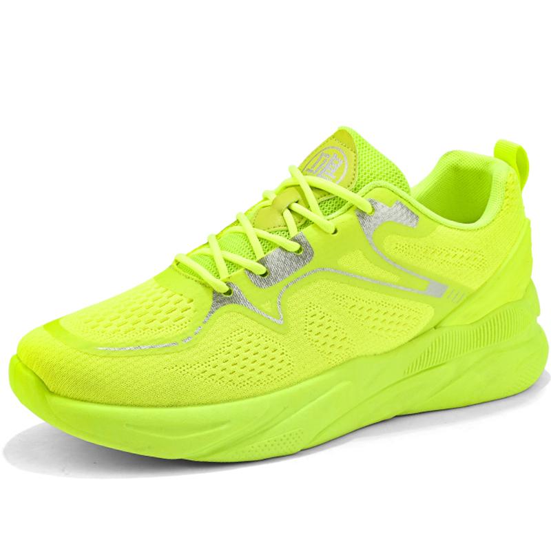

HOHO FAIR кроссовки Мужская мода Laica Super Light Pite Спорт на открытом воздухе Теннис Фитнес Кроссовки 44 флуоресцентный зеленый
