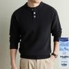 Hengyuanxiang Men's Crew Neck Knitted Pullover