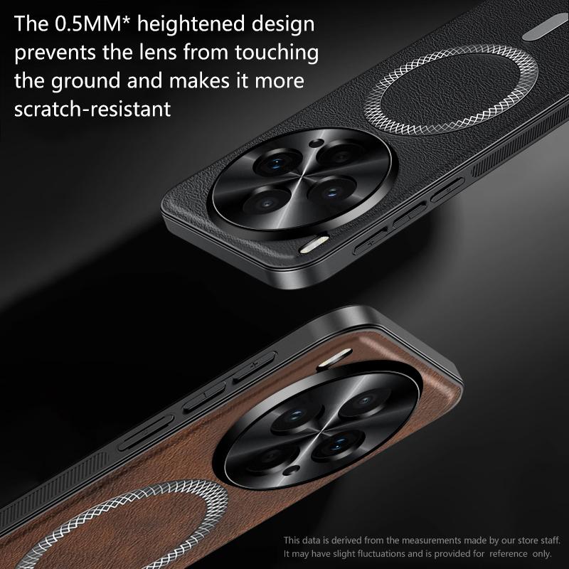 For VIVO X300 Ultra Case Luxury PU Leather Magnetic Magsafe Protective Back Cover For VIVO X300s X300 Pro Shockproof Phone Shell