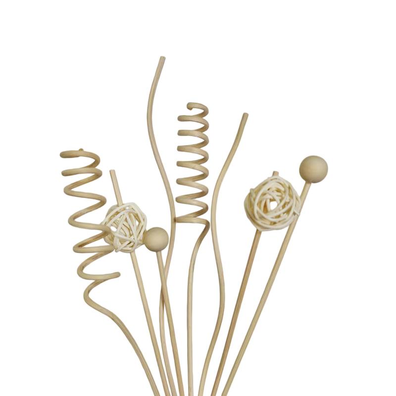 6PCS/ 9PCS Rattan DIY Floral Artificial Reed Diffuser Sticks Flower Set Rattan Reed Fragrance Aroma Diffuser For home Bedroom