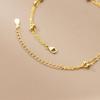 Titanium Steel Double-Layered Trending Anklet Bead  Simple   Ladies