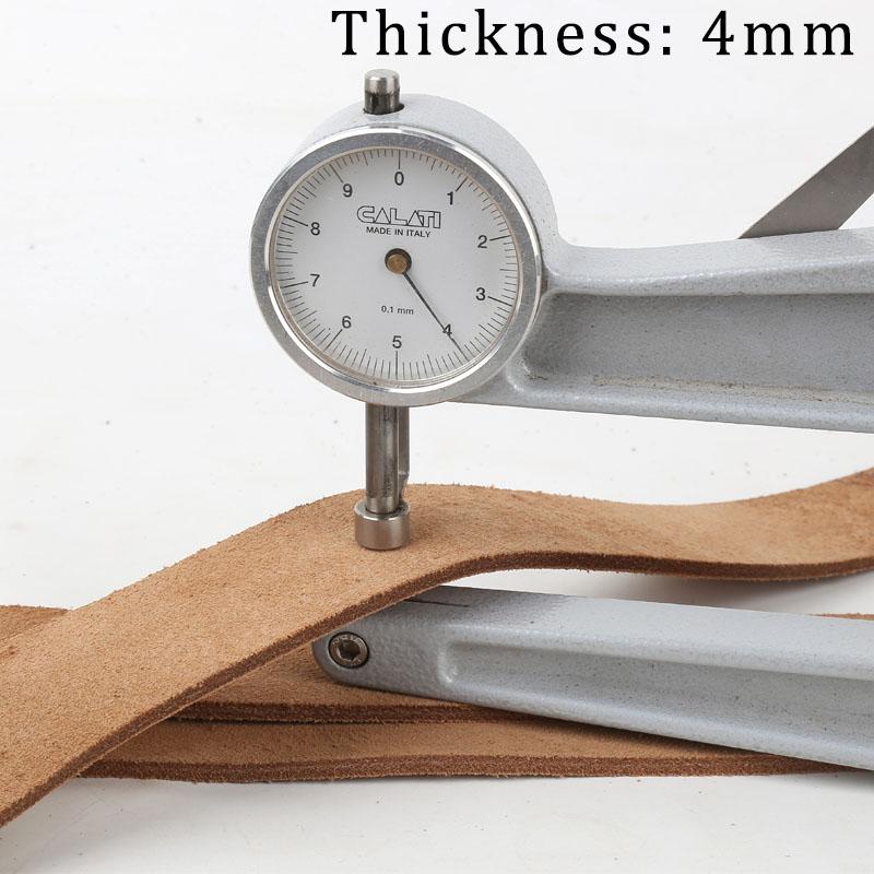 

4mm light brown suede leather belt strap handmade leather DIY cowhide table pad cushion leather 2x50cm золотой