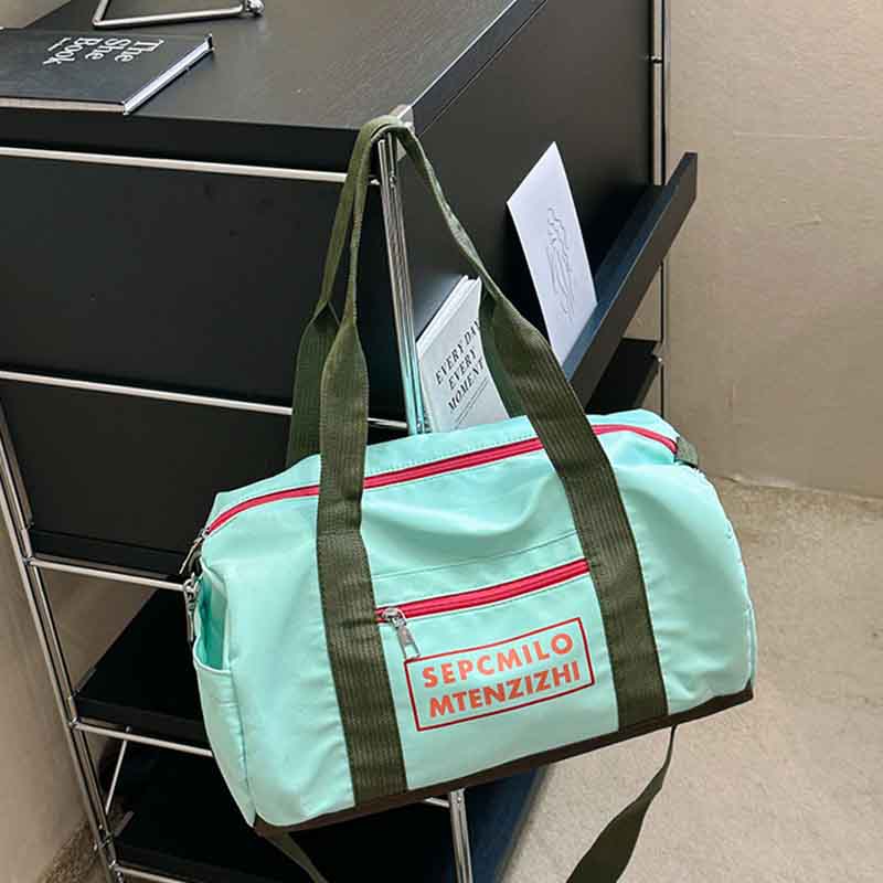 Korean Version Of The Sports And Fitness Bag Short Leisure Travel Bag Girls Crossbody Shoulder Bag Handbag Commuter Storage Bag