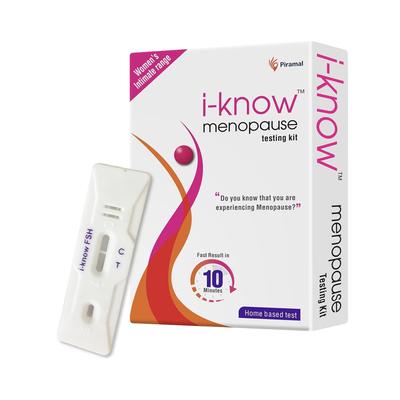 I-Know Menopauzální testovací sada pro ženy Návaly horka Noční pocení Změny nálad 3 proužky Domácí test z moči