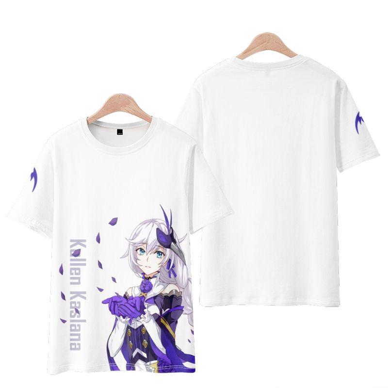 Games Honkai Impact 3rd T-shirts 3D Print Kid Anime Tee Men Women Short Sleeve O-Neck T Shirt Harajuku Cosplay Y2k Tops Clothing