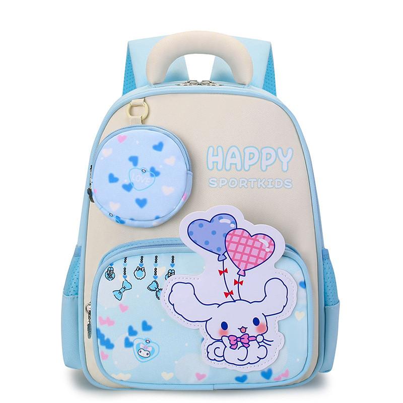 Zaino Kuromi Melody Cinnamoroll Con Stampa Cartoon e Materiale in Nylon Traspirante Per l'Educazione e il Gioco