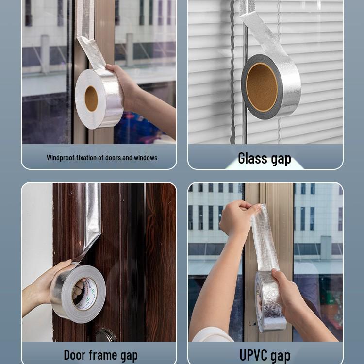 Thickened Windproof Aluminum Foil Tape: Waterproof Beauty Seam for Kitchen Sinks & Pool Gaps