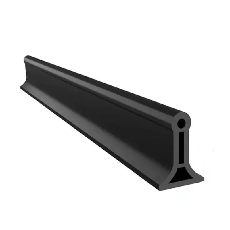 

1pc New foldable shower threshold dam bathroom barrier water plug fixing system dry wet separation suitable for bathroom and kit 1m чёрный